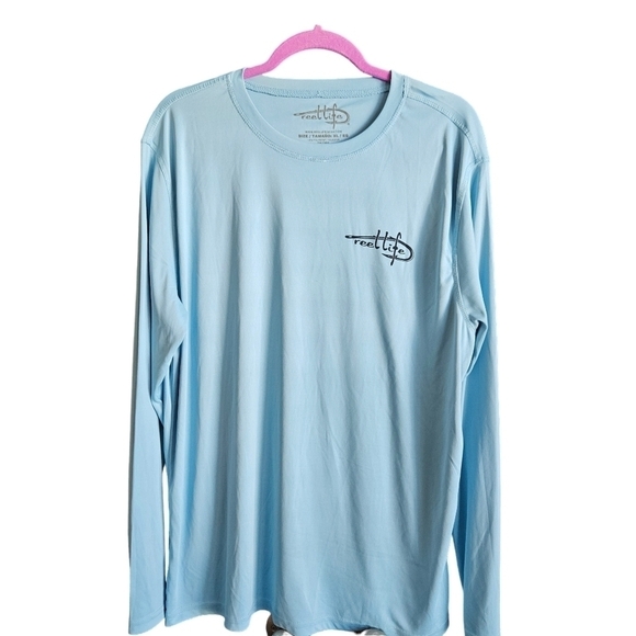 Reel Life Defender UPF 50+ UVprotection Sleeve Shirt Men's Size XL - Picture 1 of 5